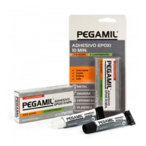 PEGAMIL adhesivo EPOXI GRIS ACERO 10 minutos 21g