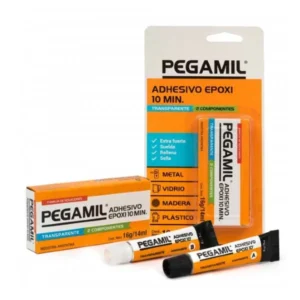 PEGAMIL adhesivo EPOXI TRANSPARENTE 10 minutos 16g