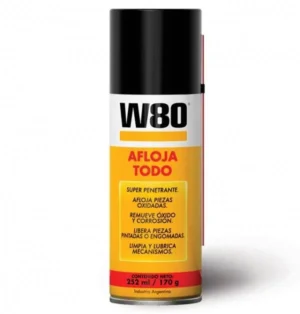 W80 lubricante desoxidante AFLOJA TODO super penetrante AEROSOL