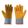 BIL-VEX guante CUERO MODELO AMERICANO descarne T10 XL AMARILLO puño corto