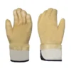 BIL-VEX guante LATEX RUGOSO T10 XL 25cm AMARILLO NATURAL puño lona SANITIZED