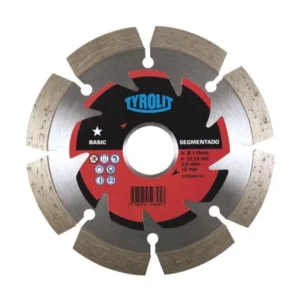 TYROLIT disco diamantado BASIC SEGMENTADO blandos abrasivos máquina portátil eje 22.23mm