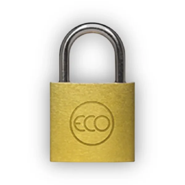 ECO candado de hierro bronceado STD