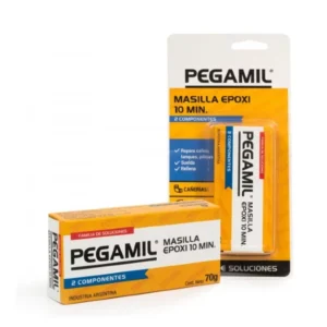 PEGAMIL adhesivo MASILLA EPOXI 10 minutos 70g