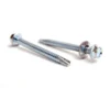 PERFECTO tornillo HEX + ARANDELA CHAPA VULCANIZADA hexagonal punta mecha T1 14x2"s CAJITA x200u