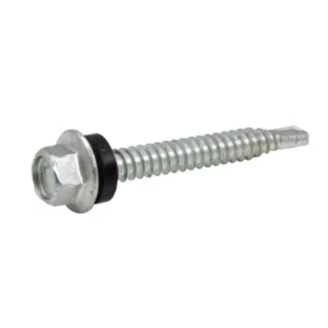 PERFECTO tornillo HEX + ARANDELA PVC hexagonal punta mecha