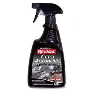 REVIGAL CERA AUTOBRILLO especial AUTOS NEGROS x650cc ATOMIZADOR