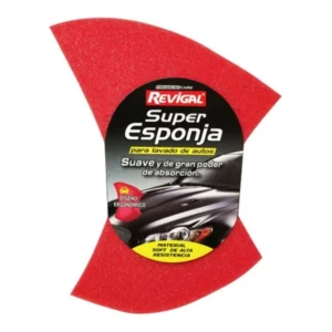 REVIGAL SUPER ESPONJA ergonomica SOFT FOAM para lavado automotor FAJA CARTULINA