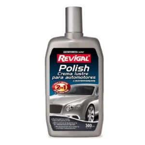 REVIGAL crema lustre POLISH CREMOSO auto moto camión x300cc BOTELLA PVC