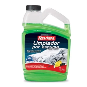 REVIGAL líquido LIMPIADOR POR ESPUMA ACTIVA para hidrolavadora automotor x1lt BOTELLA PVC