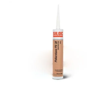 SILOC sellador de poliuretano PU 38 GRIS construccion INDUSTRIAL 310ml CARTUCHO