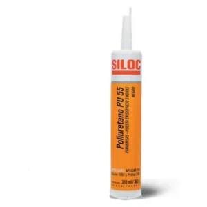 SILOC sellador de poliuretano PU 55 parabrisas 3 horas PROFESIONAL 310ml CARTUCHO