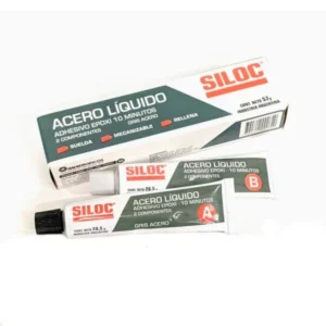 SILOC adhesivo EPOXI ACERO LIQUIDO dos componentes 57g