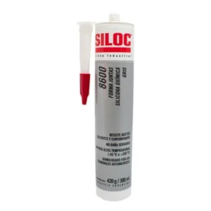 SILOC formador de juntas oximico 8600 GRIS vehiculos y piezas pesadas 420g CARTUCHO