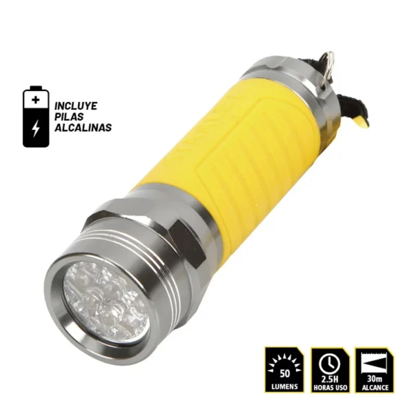 STANLEY linterna DE MANO LED EVERYDAY 50 lm 9 leds aluminio