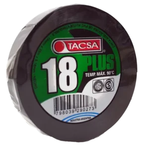 TACSA cinta aislante de PVC 18 PLUS A-19mm E-0.18mm ROLLO