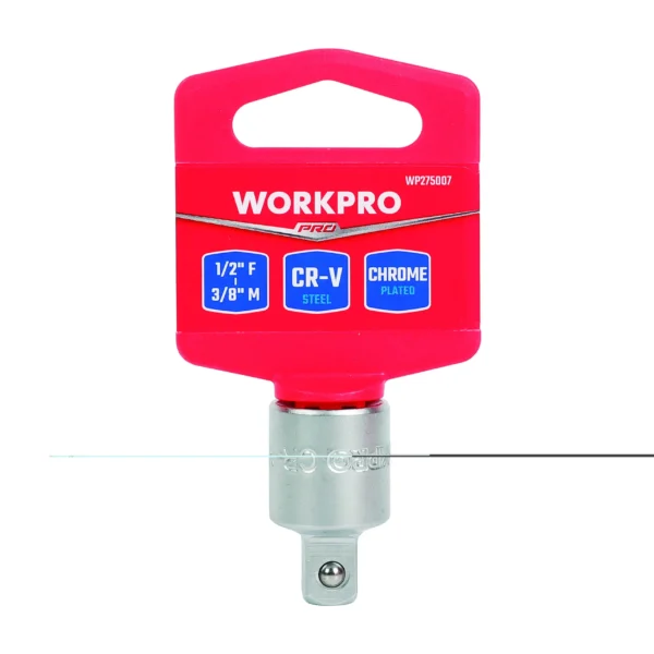 WORKPRO ADAPTADOR para tubos simple HEMBRA 1/4 a 1/2 MACHO 1/4 y 3/8 pulgadas - Imagen 4