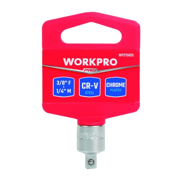 WORKPRO ADAPTADOR para tubos simple HEMBRA 1/4 a 1/2 MACHO 1/4 y 3/8 pulgadas - Imagen 3