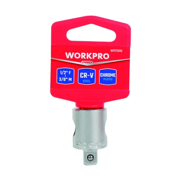 WORKPRO ADAPTADOR para tubos 3 direcciones HEMBRA 3/8 a 1/2 MACHO 1/4 1/2 y 3/8 pulgadas - Imagen 4