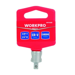 WORKPRO ADAPTADOR para tubos 3 direcciones HEMBRA 3/8 a 1/2 MACHO 1/4 1/2 y 3/8 pulgadas