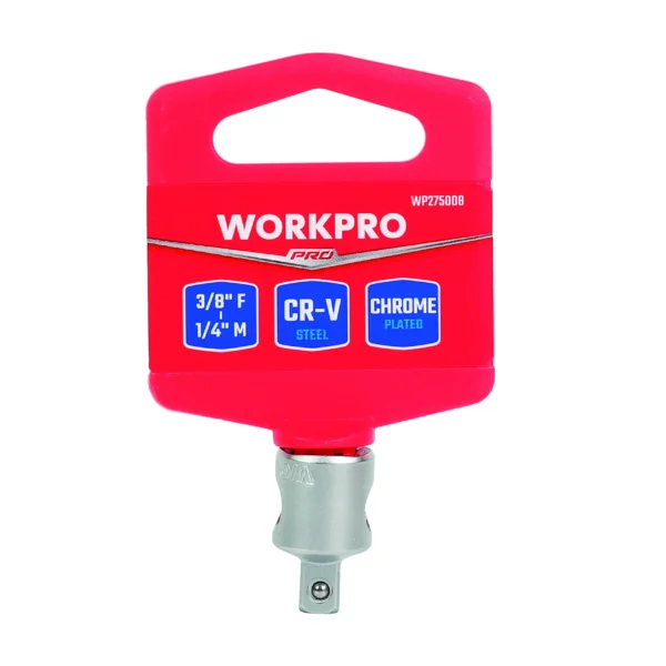 WORKPRO ADAPTADOR para tubos 3 direcciones HEMBRA 3/8 a 1/2 MACHO 1/4 1/2 y 3/8 pulgadas