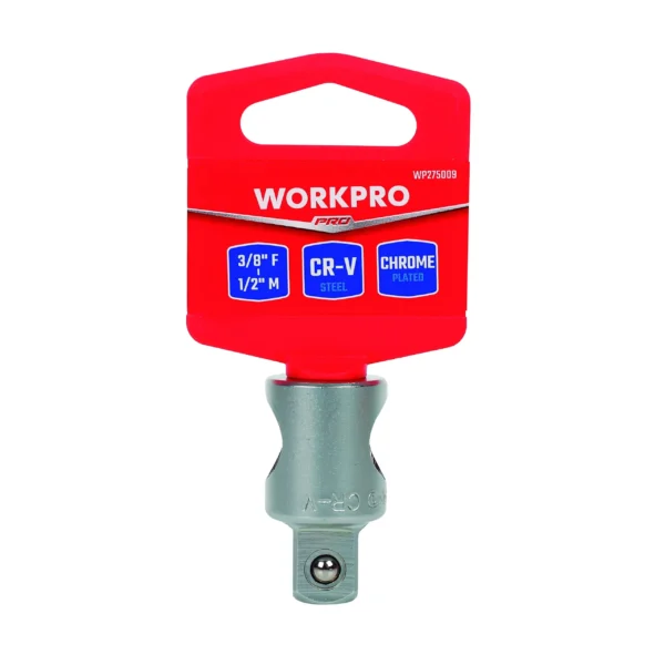 WORKPRO ADAPTADOR para tubos 3 direcciones HEMBRA 3/8 a 1/2 MACHO 1/4 1/2 y 3/8 pulgadas - Imagen 3