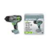 WORKPRO ATORNILLADOR DE IMPACTO INALÁMBRICO 20V ion litio potencia 2100 RPM
