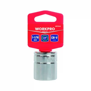 WORKPRO BOCALLAVE encastre1/2 hexagonal MEDIDA MÉTRICA (8 a 32mm)