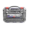 WORKPRO JUEGO TUBOS 47 piezas BOCALLAVES 6 puntas encastre 3/8