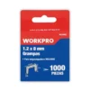WORKPRO GRAMPA  pulgadasU pulgadas x1000 piezas