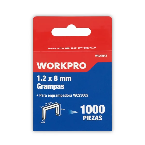 WORKPRO GRAMPA  pulgadasU pulgadas x1000 piezas