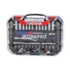 WORKPRO JUEGO TUBOS 70 piezas BOCALLAVES 6 puntas encastre 1/4