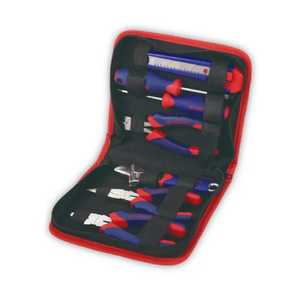 WORKPRO JUEGO HERRAMIENTAS 7 piezas CARTUCHERA