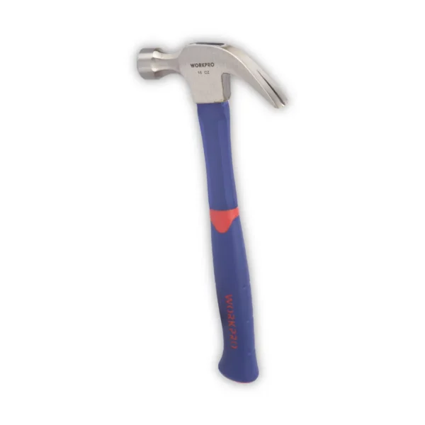 WORKPRO MARTILLO CURVO 454gr (16oz) mango de FIBRA