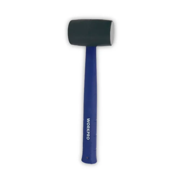 WORKPRO MAZA DE GOMA NEGRA (16oz) mango hueco de PLÁSTICO