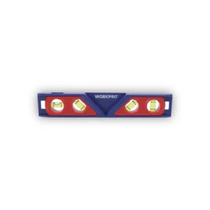 WORKPRO NIVEL TORPEDO 230mm (9 pulgadas) marco de aluminio base magnética