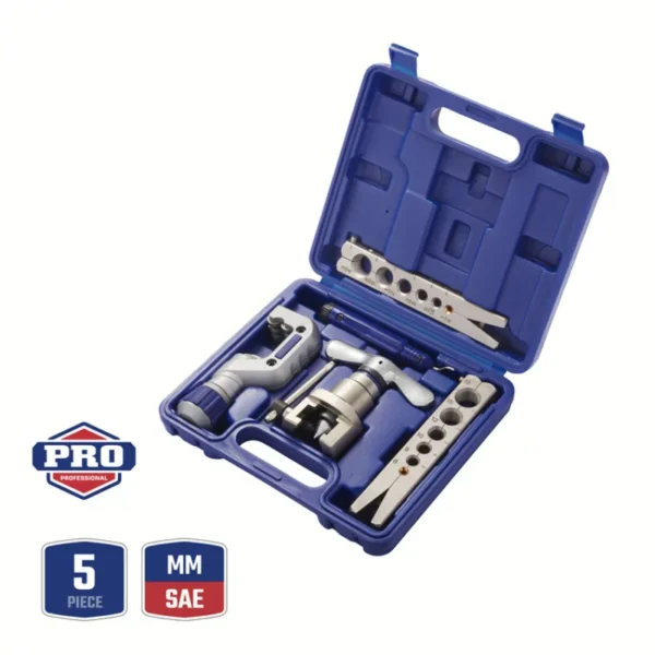 WORKPRO SET PLOMERO GASISTA 5 piezas SAE y metrico