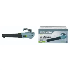 WORKPRO SOPLADOR INALÁMBRICO 20V velocidad aire 38 MS 85 MPH
