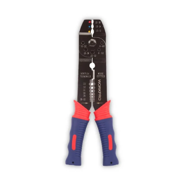 WORKPRO PINZA ELECTRICISTA CABLEADO 200mm multipropósito PELACABLE y prensa