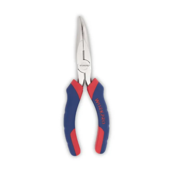 WORKPRO PINZA DE PUNTA CURVA 160mm (6) BI-MATERIAL